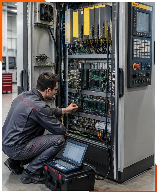 Ремонт систем ЧПУ FANUC промышленных станков в Туймазы
