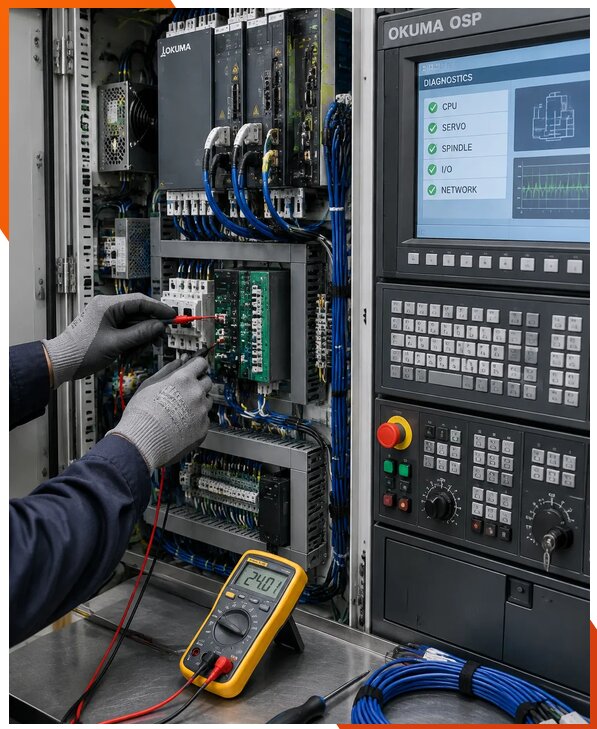 Ремонт систем ЧПУ Okuma OSP в Туймазы